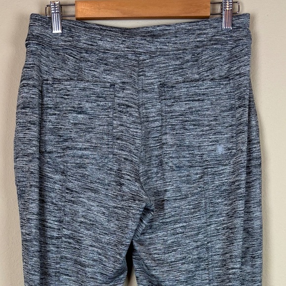 Tek Gear Black/Gray Stretch Relaxed Athletic Workout Pants with String Tie Waist - Picture 7 of 16